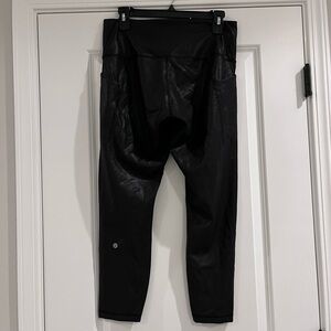 Lululemon Wunder Train HR Tight 25” Foil Black Size 12